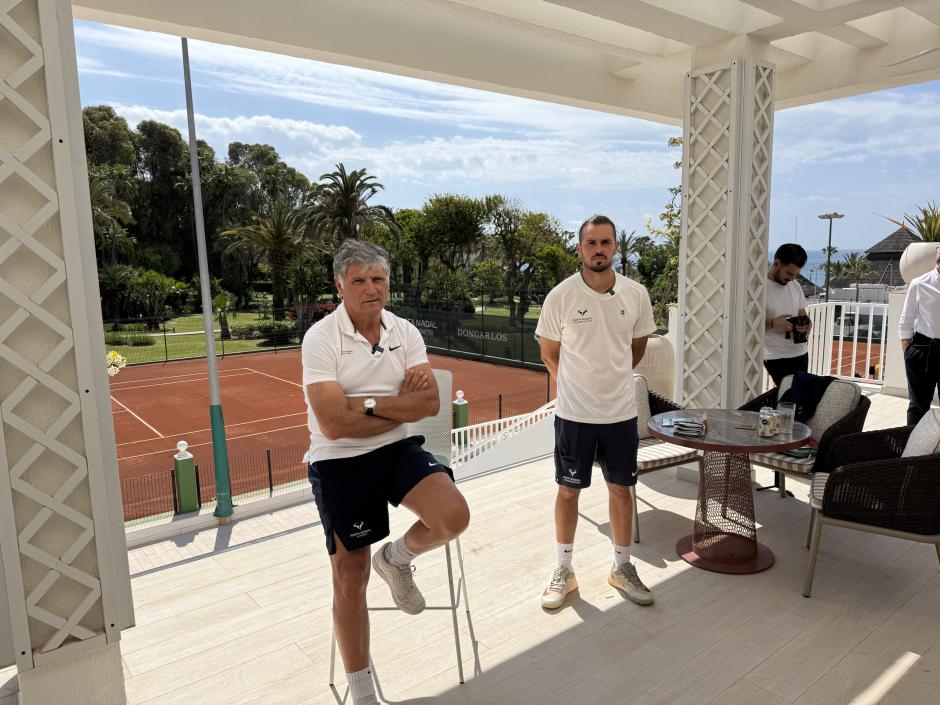 Toni Nadal, en el hotel Don Carlos de Marbella