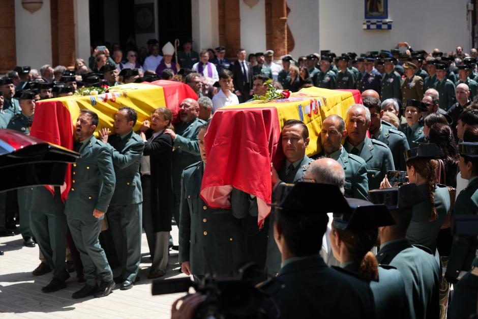 Funeral en Huelva de los dos agentes fallecidos en acto de servicio mientras perseguían a una narcolancha