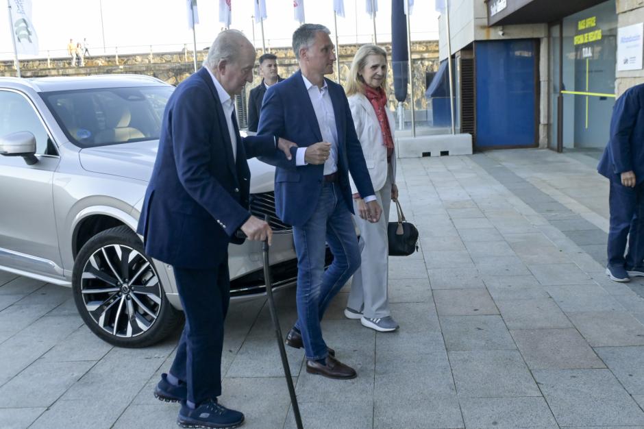 Juan Carlos I y la Infanta Elena en Galicia este sábado