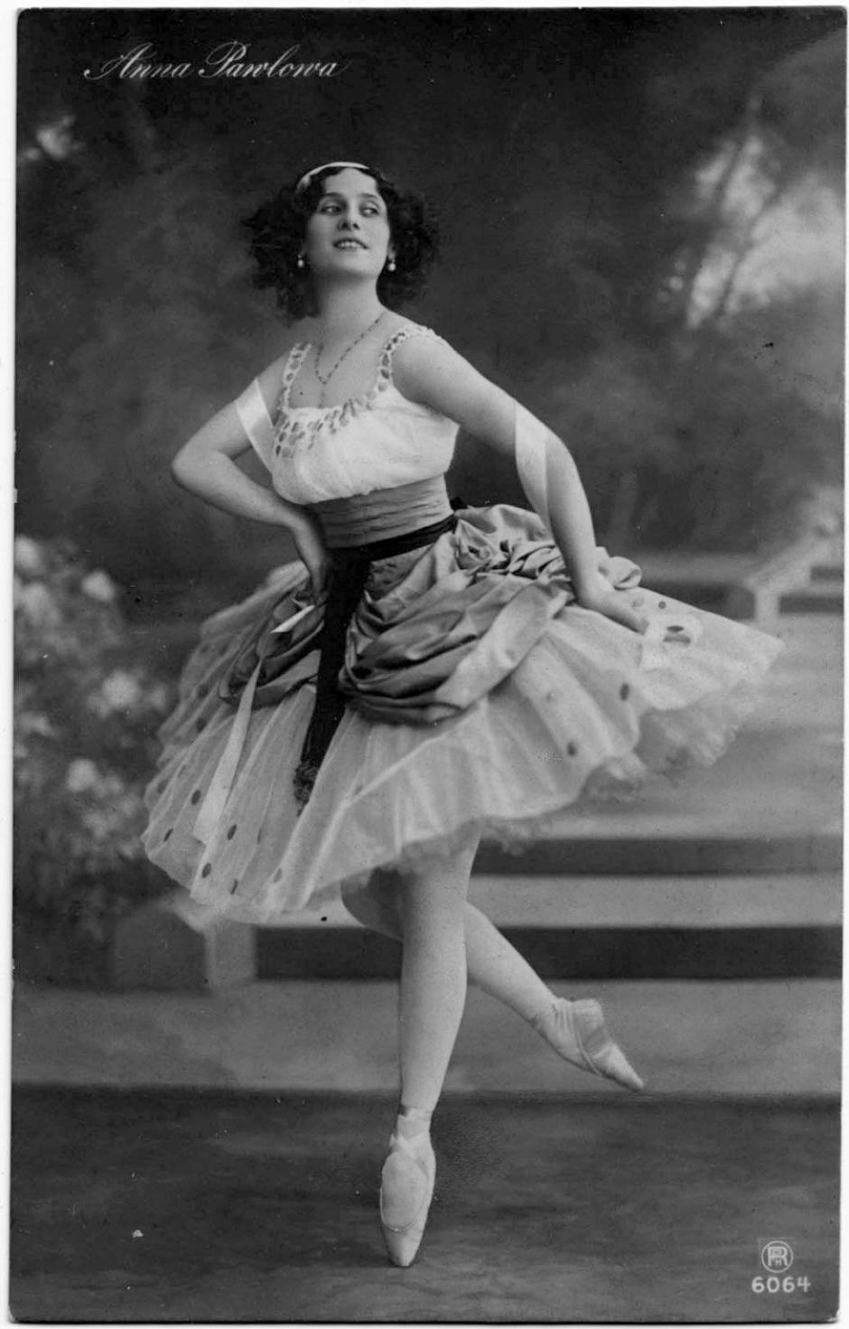 Anna Pávlova en el ballet La fille mal gardée, 1912
