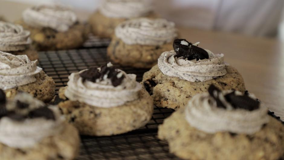 Las galletas de cookies and cream que enseña a preparar en su libro 'Galletas con Alma'