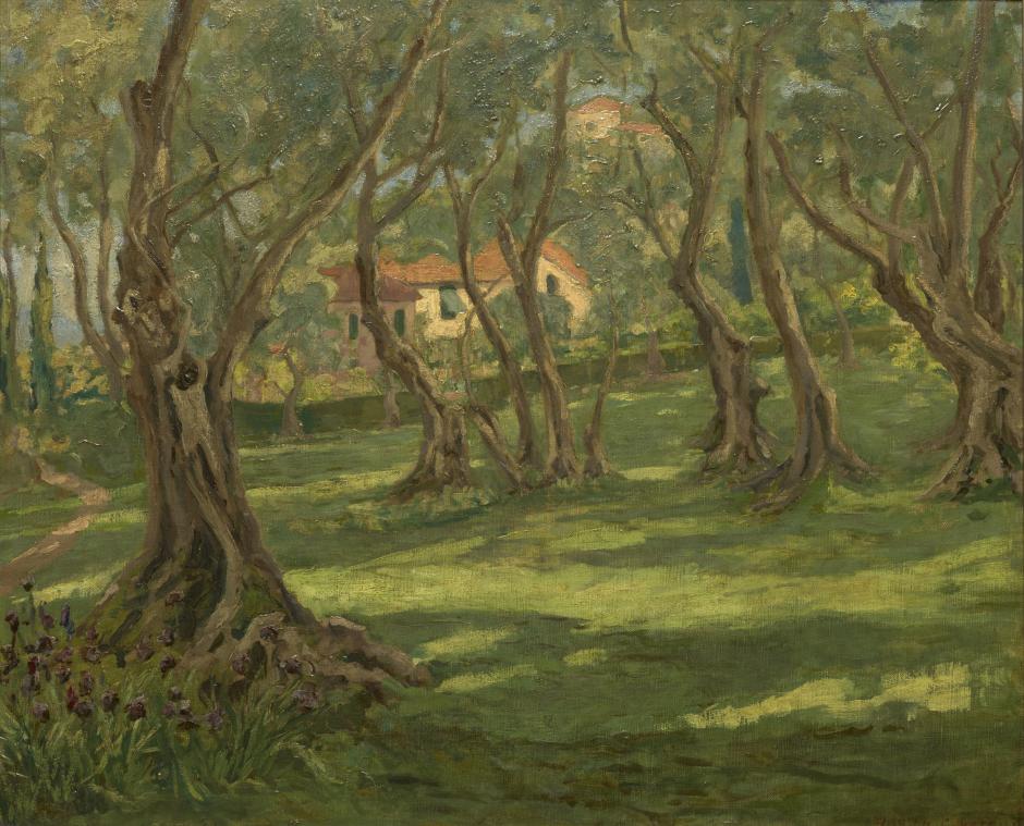 Sir Winston Churchill, La Dragonnière (1930s). Colección privada