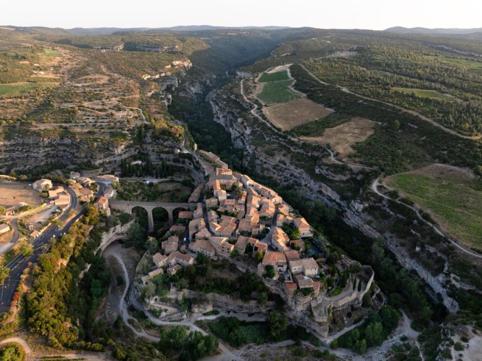 Vista aérea de Minerve