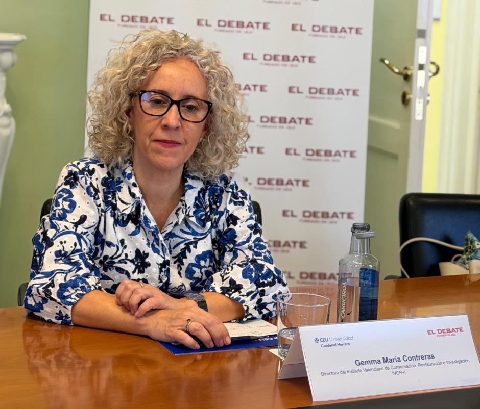 Imagen de Gemma María Contreras, directora del Instituto Valenciano de Conservación, Restauración e Investigación IVCR+I.
