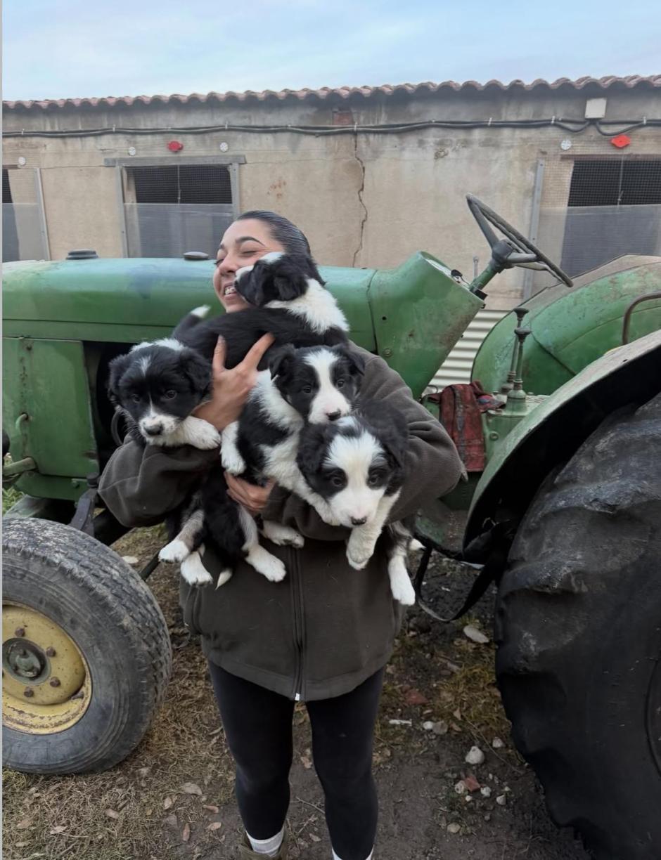 Imagen de la joven influencer rural en Instagram