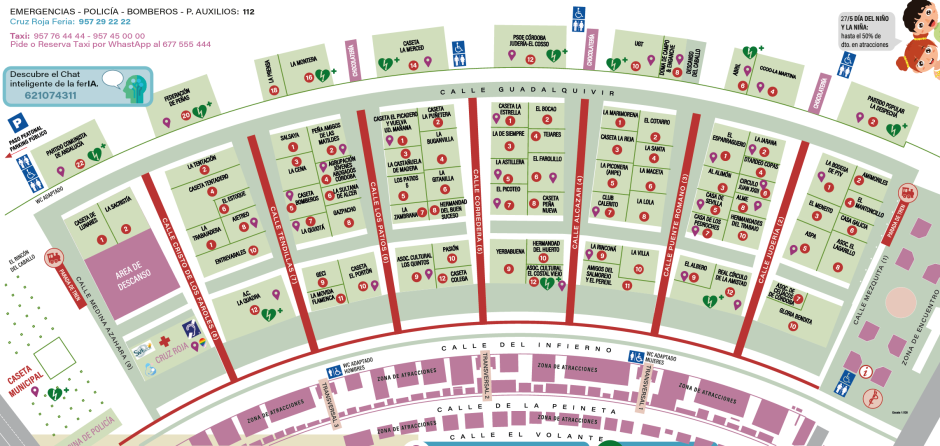 Plano Feria de Córdoba 2026