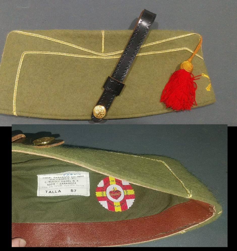 Gorrillo legionario del Brigada Piñón con Detente