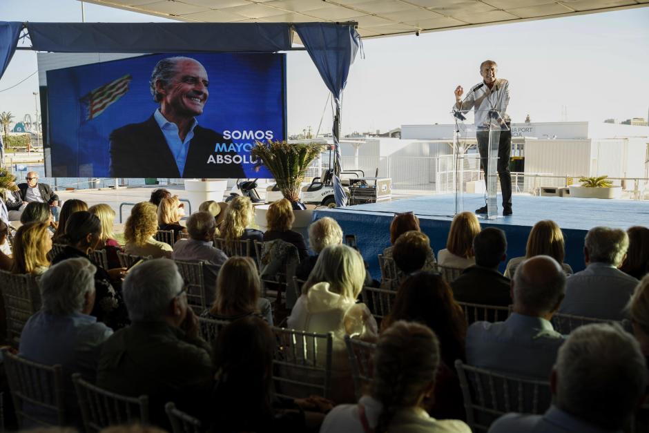 Imagen tomada este viernes de Francisco Camps en Valencia