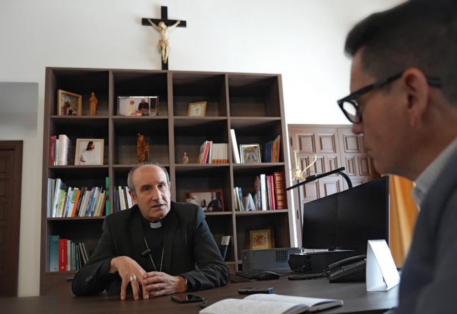 Jesús Fernández, durante la entrevista