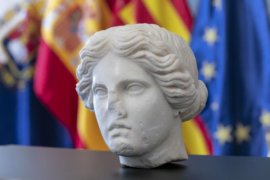 Venus hallada en la playa de la Almadraba de Alicante