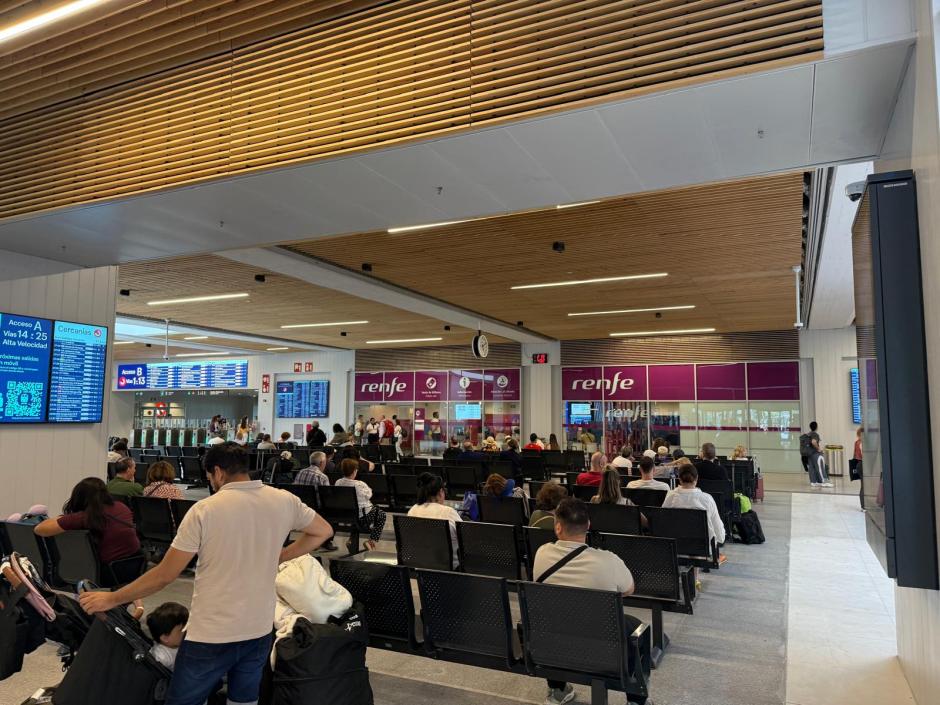 Vistazo de la nueva estación de Chamartín