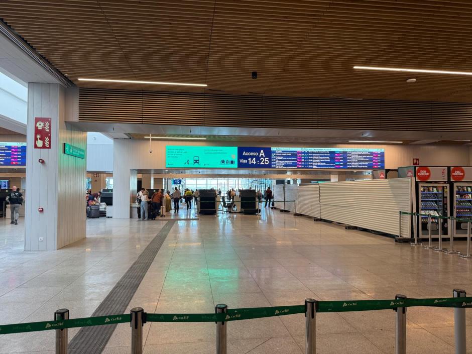 Vistazo de la nueva estación de Chamartín