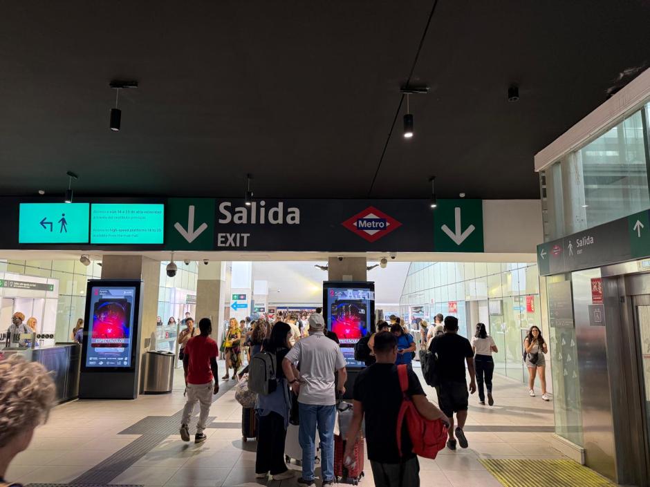 Vistazo de la nueva estación de Chamartín