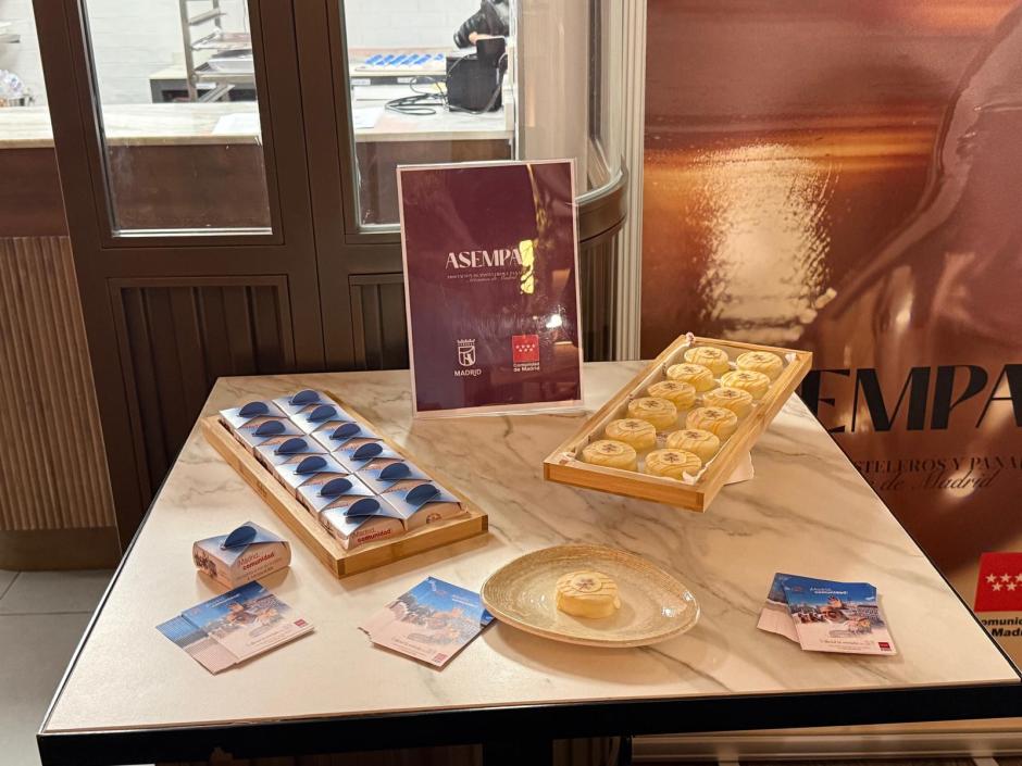 Postre de Madrid en homenaje al Papa León XIV