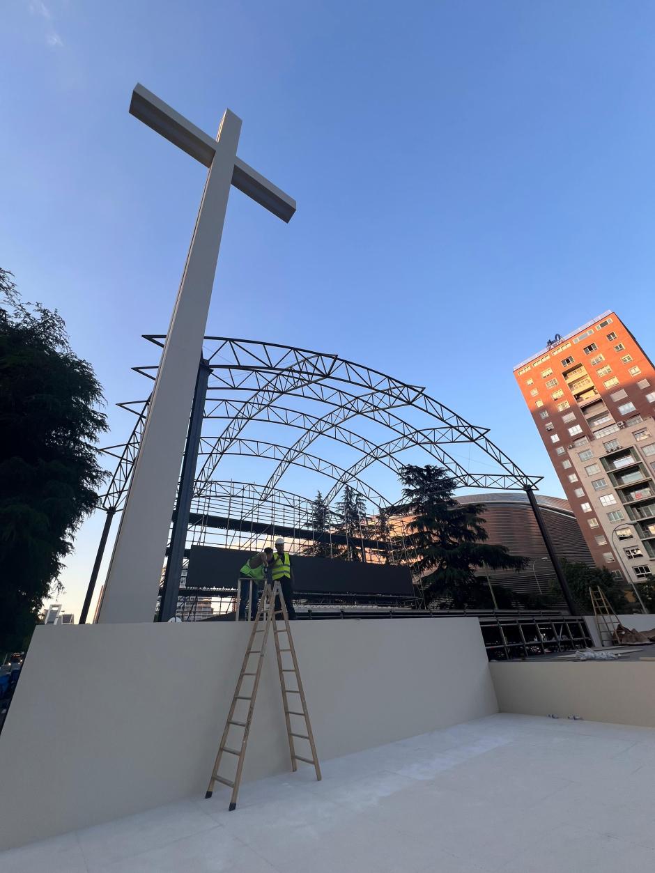 Parte del escenario de plaza de Lima