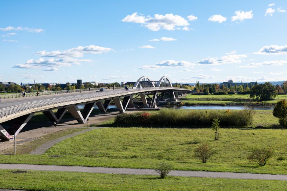 Puente de Waldschlösschen en Dresde