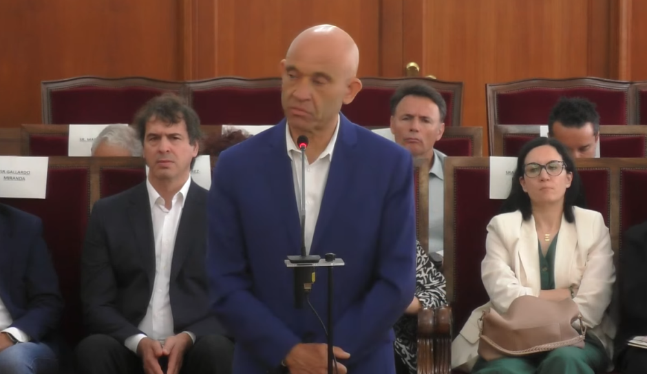 Luis Carrero durante su declaración de este jueves