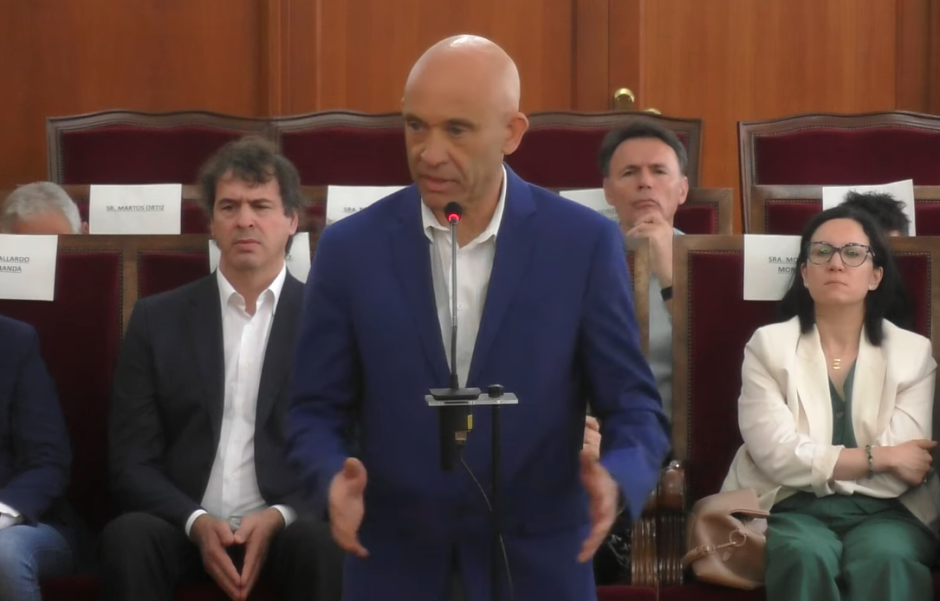 Luis Carrero durante su declaración de este jueves