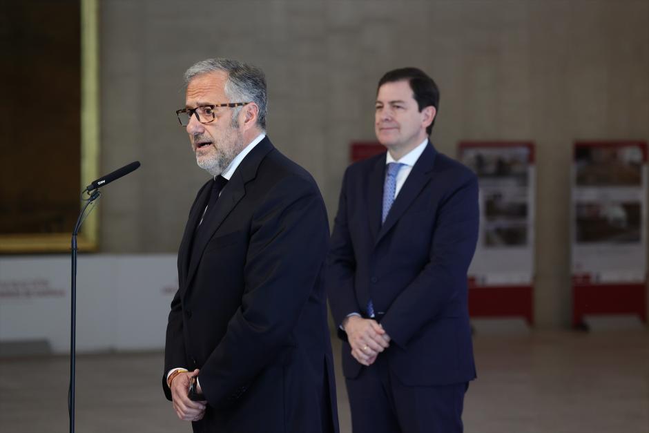 Mañueco y Pollán anuncian su acuerdo de gobierno en Castilla y León, este miércoles