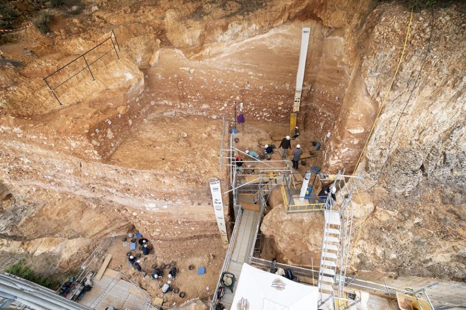 Yacimiento de La Gran Dolina, en Atapuerca