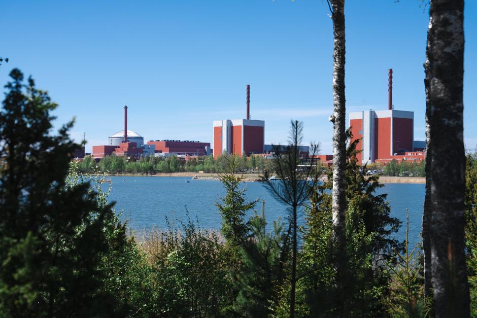 Reactores de la planta nuclear Olkiluoto, al suroeste de Finlandia