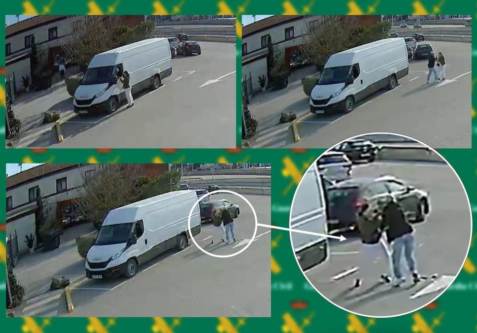 Secuencia del robo de un reloj de 35.000 euros en Burgos