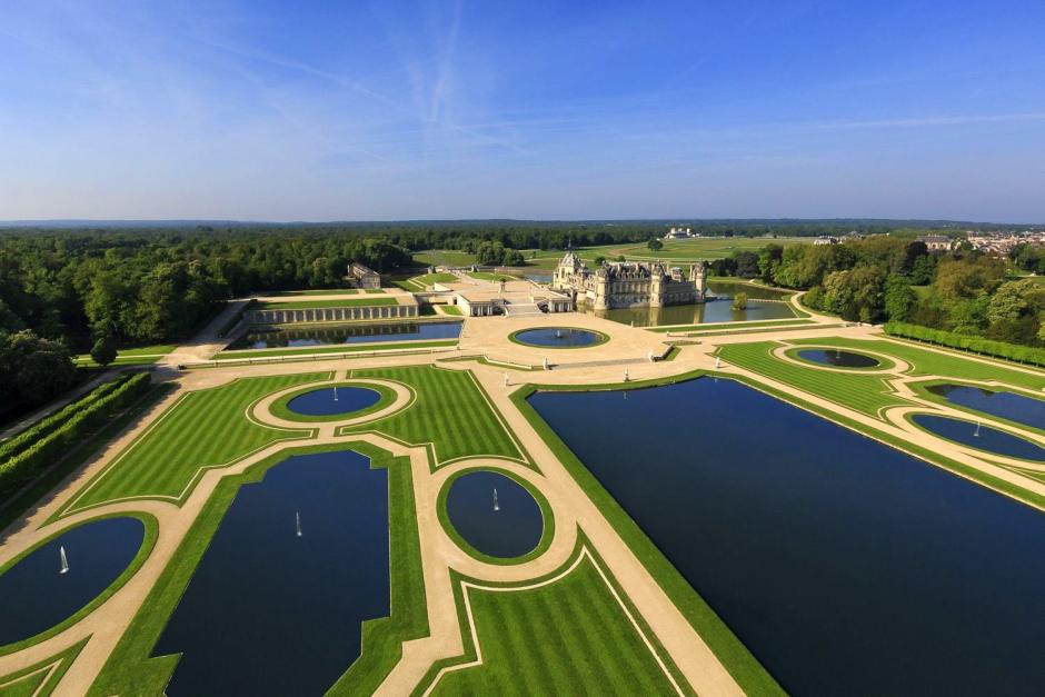Jardines y castillo de Chantilly