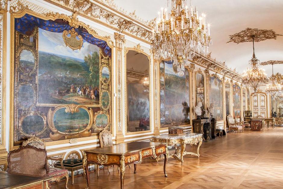 Interior del palacio de Chantilly