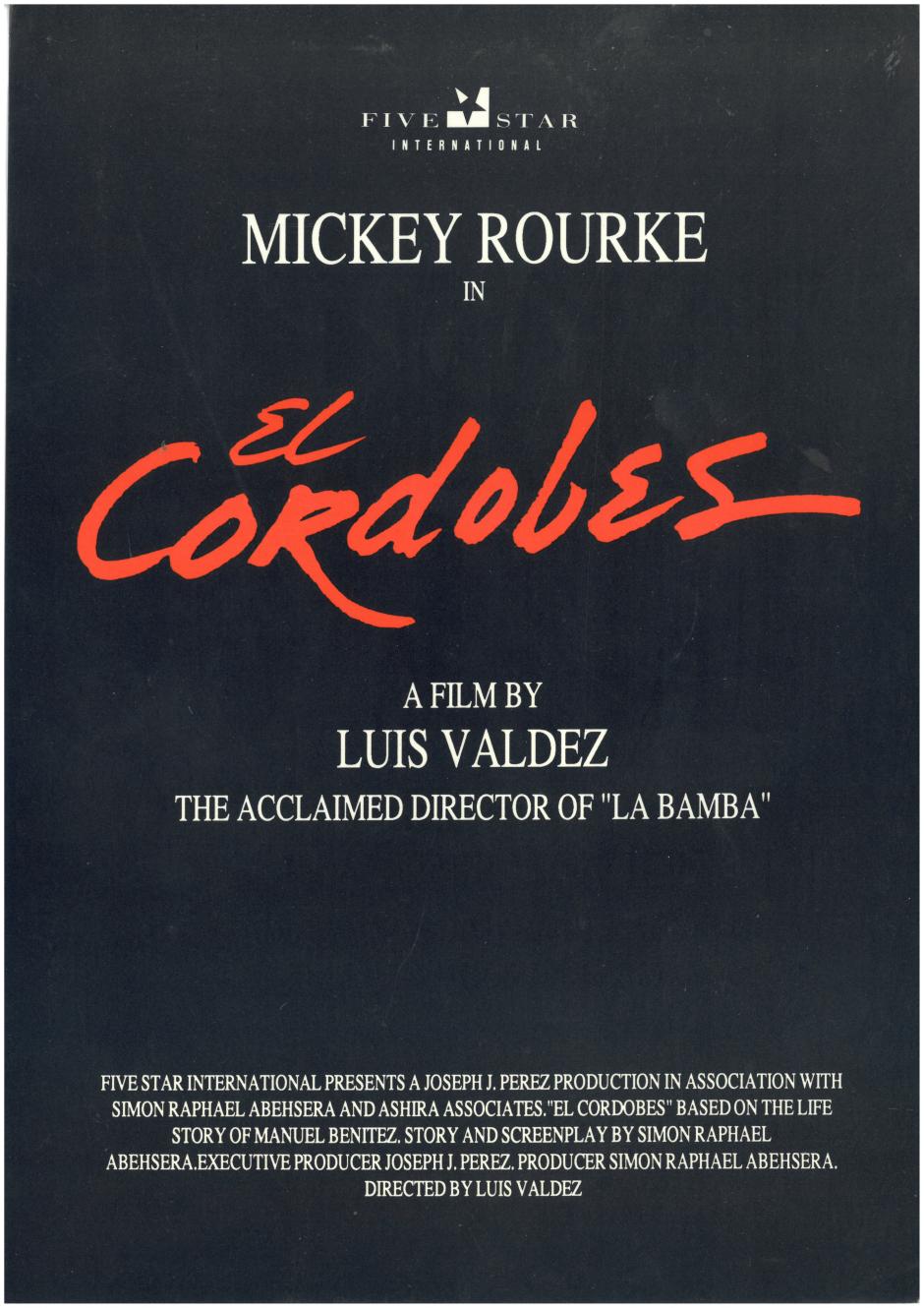 Guía promocional de la película sobre El Cordobés