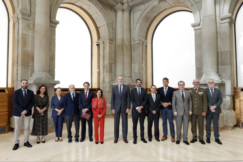 El Rey, tras la presentación del libro "Un paseo militar por el Museo del Prado"