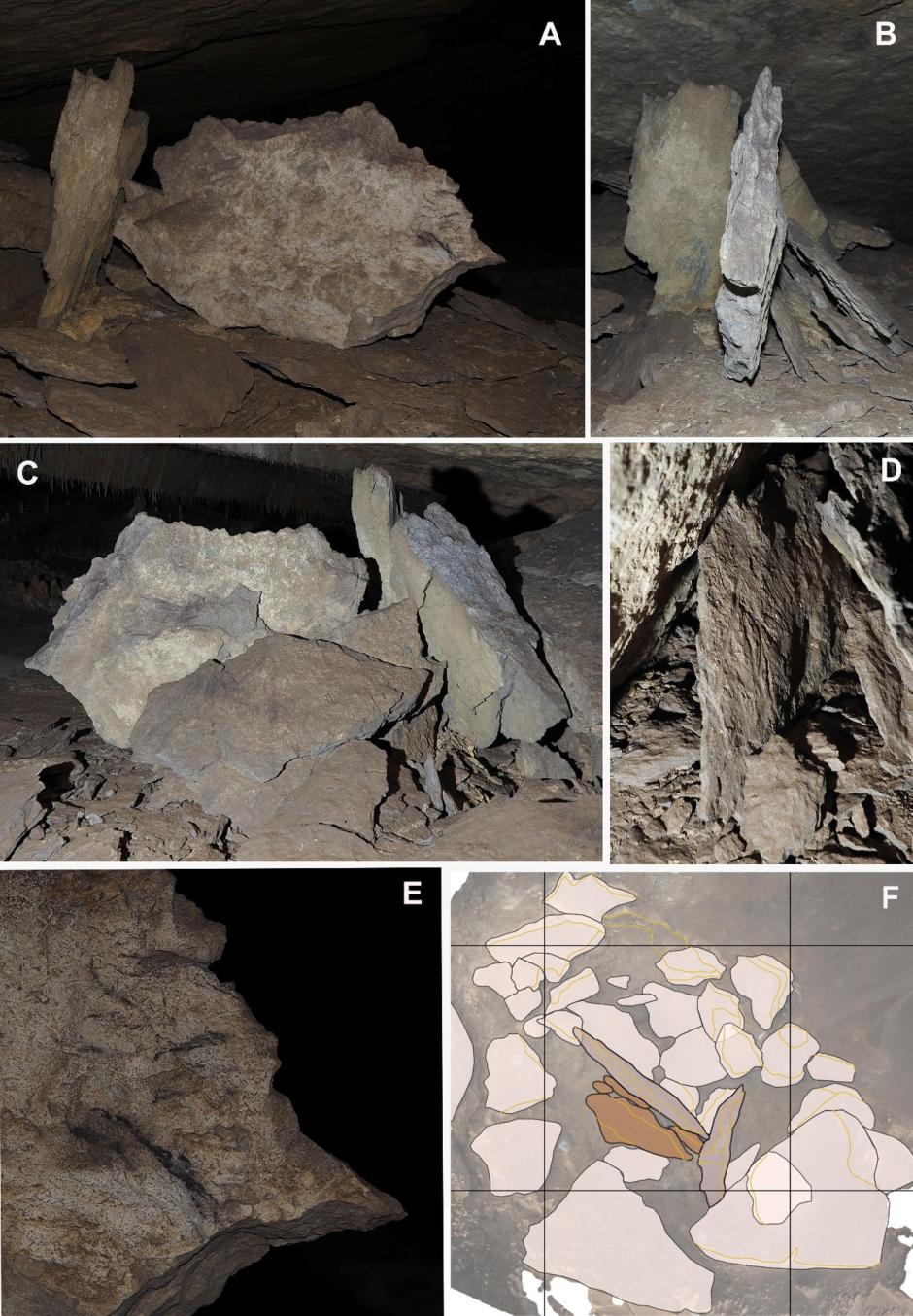 Uno de los santuarios de arte rupestre de Cueva Palomera, la principal cavidad del Complejo Kárstico de Ojo Guareña (Burgos)