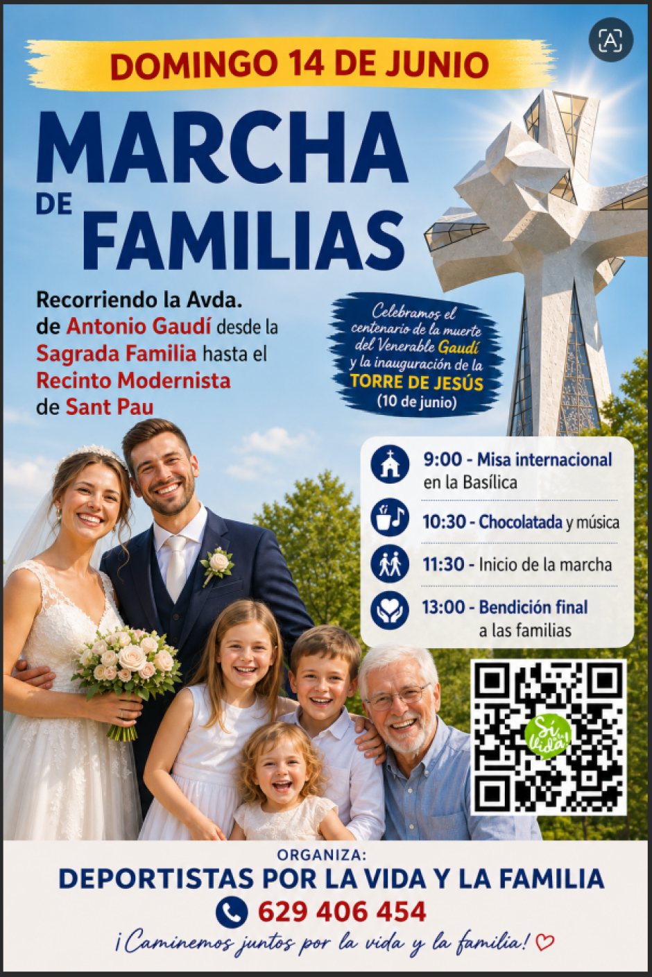 Cartel de la Marcha de Familias