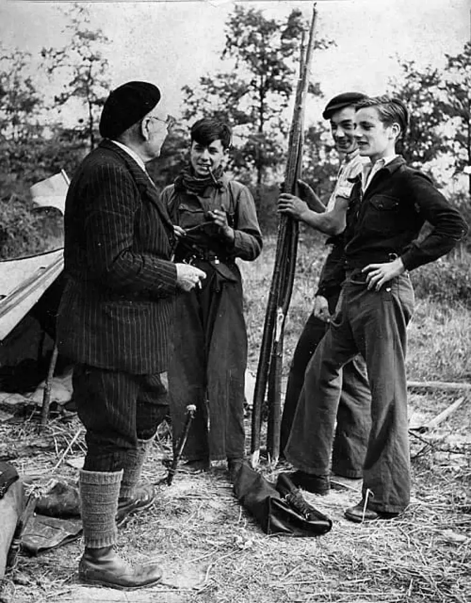 Los jóvenes investigadores, en 1940