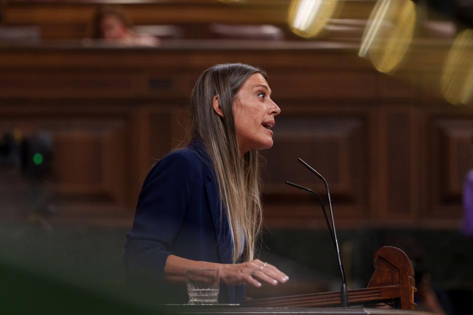La portavoz de Junts en el Congreso, Miriam Nogueras