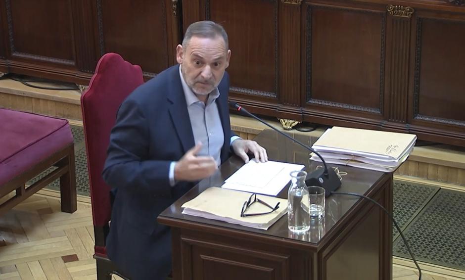 Imagen de José Luis Ábalos tomada durante el juicio