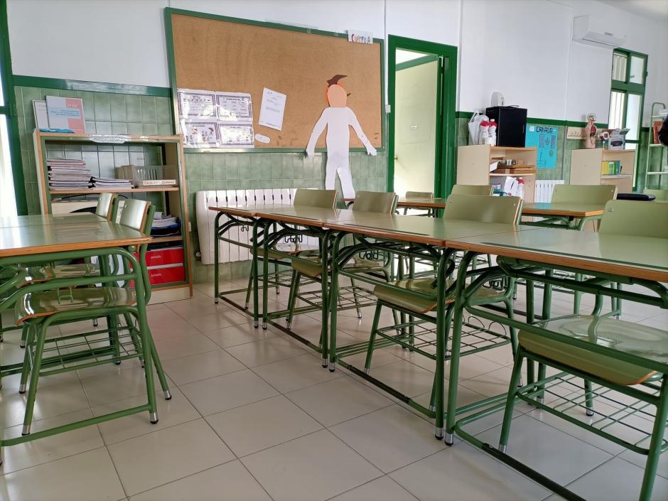Un aula de un colegio