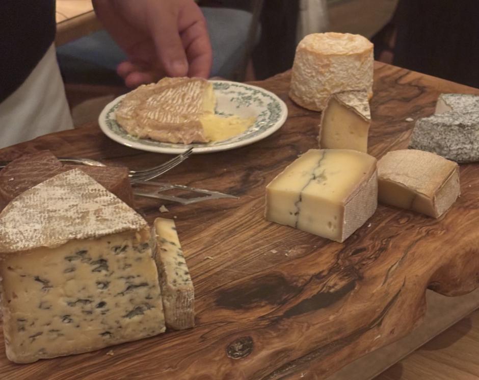 Tabla de quesos de Le Bistroman