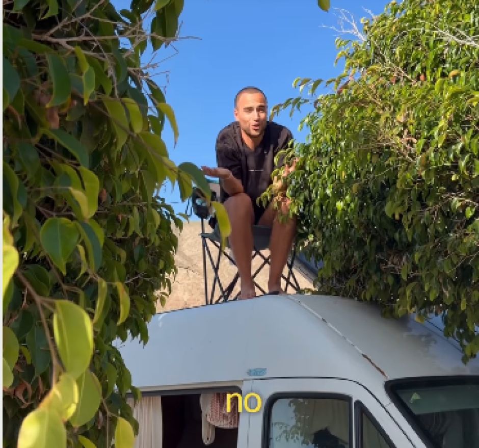 Si quieres sentarte al fresco deberás hacerlo en el techo