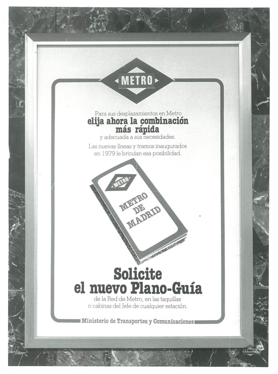Publicidad que animaba en 1980 a solicitar el nuevo plano guía