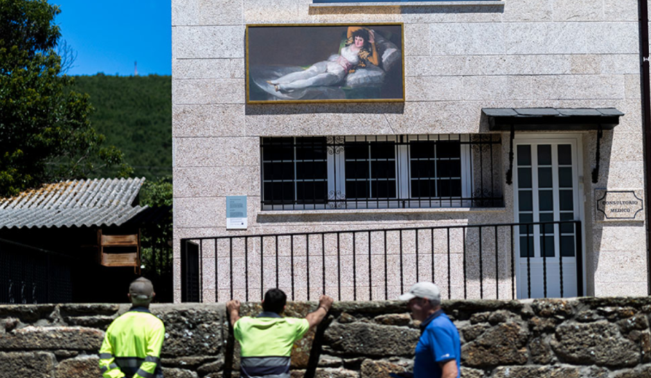 La maja vestida de Goya, en Asturianos