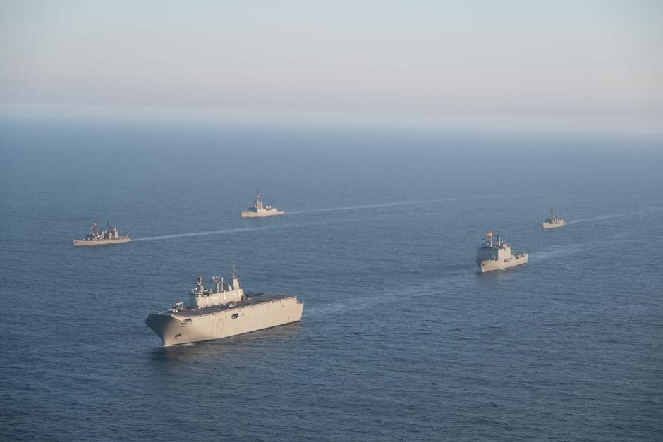 Despliegue Atlántico 26 liderado por el buque insignia español