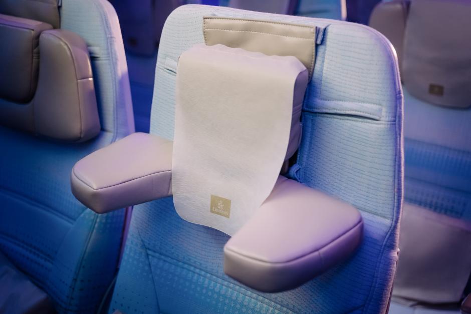 El nuevo reposacabezas U-Dream de Emirates