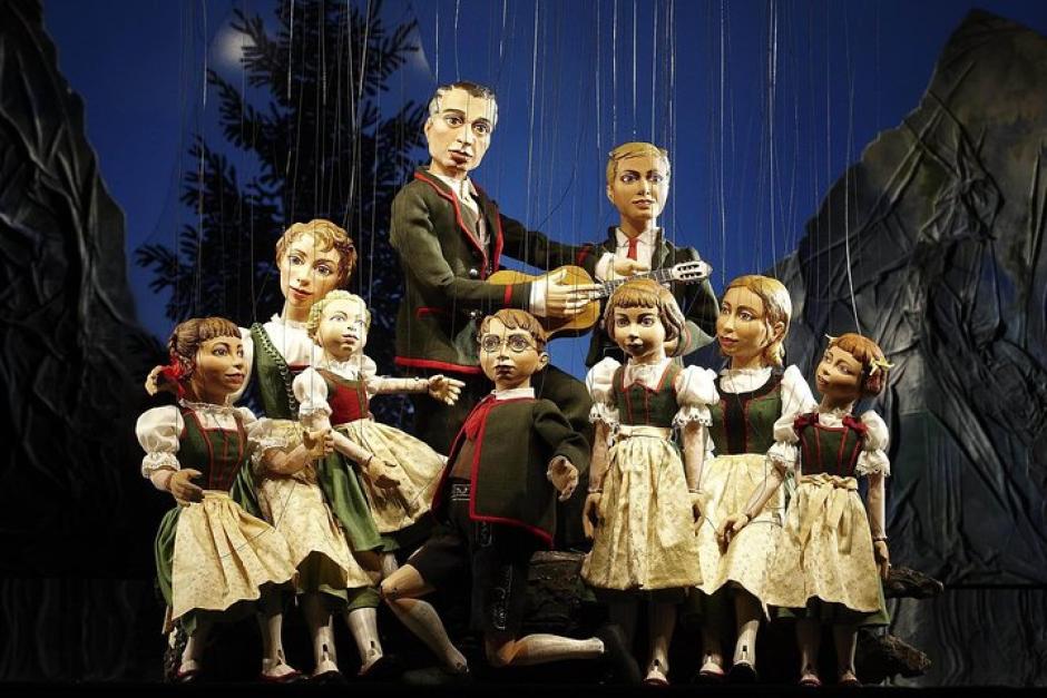 La familia Von Trapp en el Teatro de Marionetas de Salzburgo