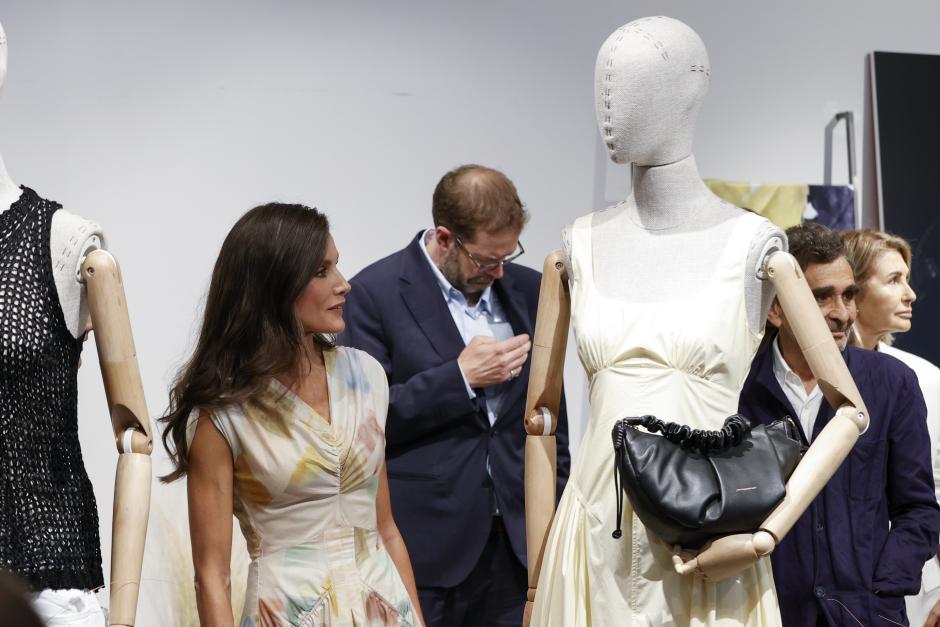 La Reina Letizia, en el 50 aniversario de Adolfo Dominguez en San Cibrao das Viñas, Orense