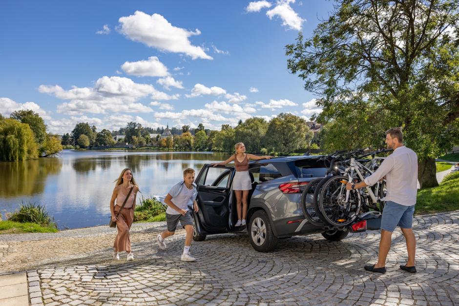 Familia con plan de verano en Moravia del Sur
