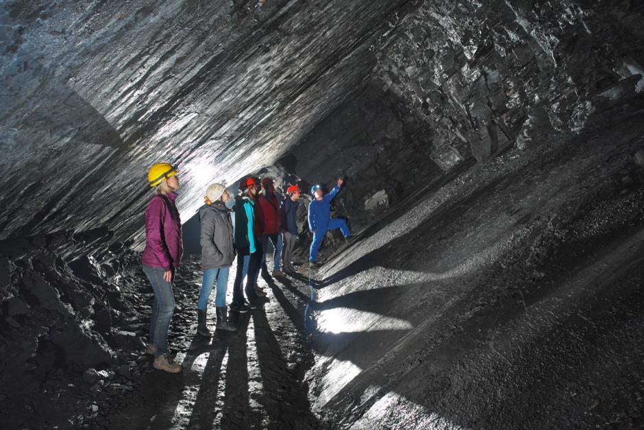 Visita a una mina de Moravia-Silesia