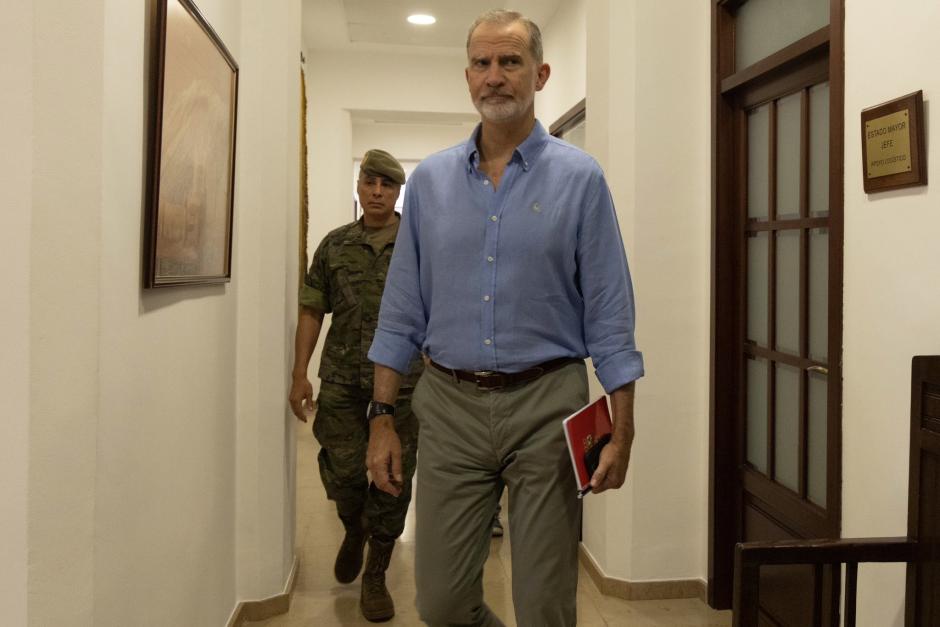 El Rey, en la Comandancia General de Baleares