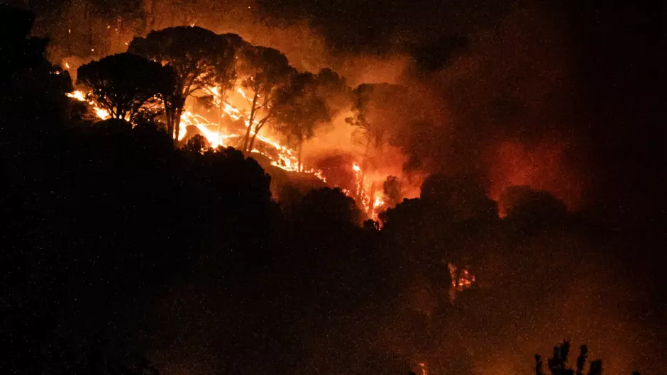 El incendio de Ávila