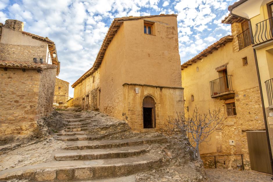 Pueblo de Tronchón, en Teruel