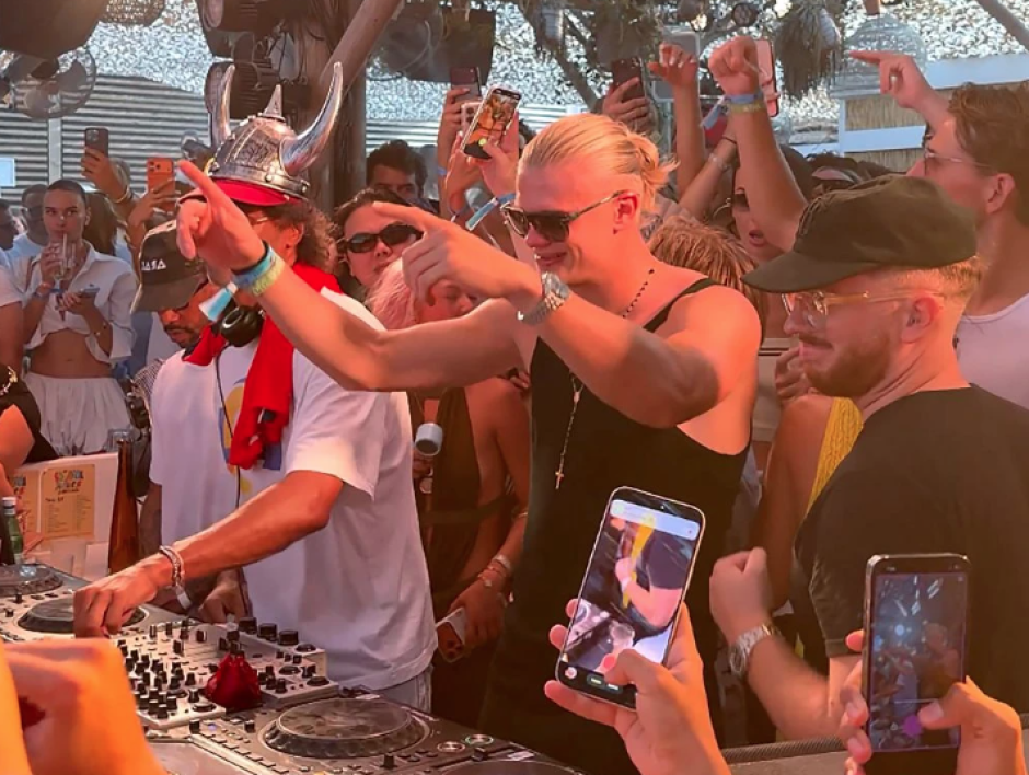 La fiesta de cumpleaños de Haaland en Saint-Tropez